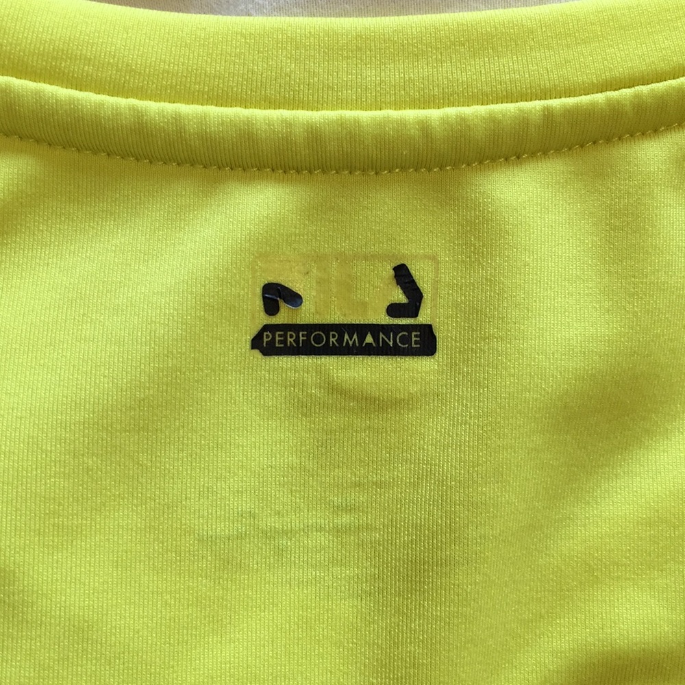 Fila Yellow Performance Tee - Picture 4 of 8